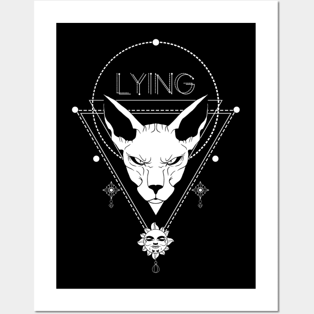 Lying Wall Art by Insomnia